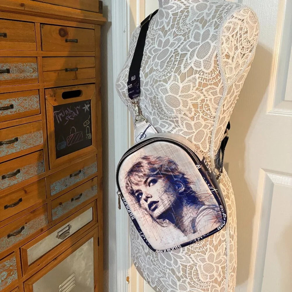 Taylor Swift Tour Backpack/ Sling Bag - RED / 1989 / Midnights - NWOT - Rare